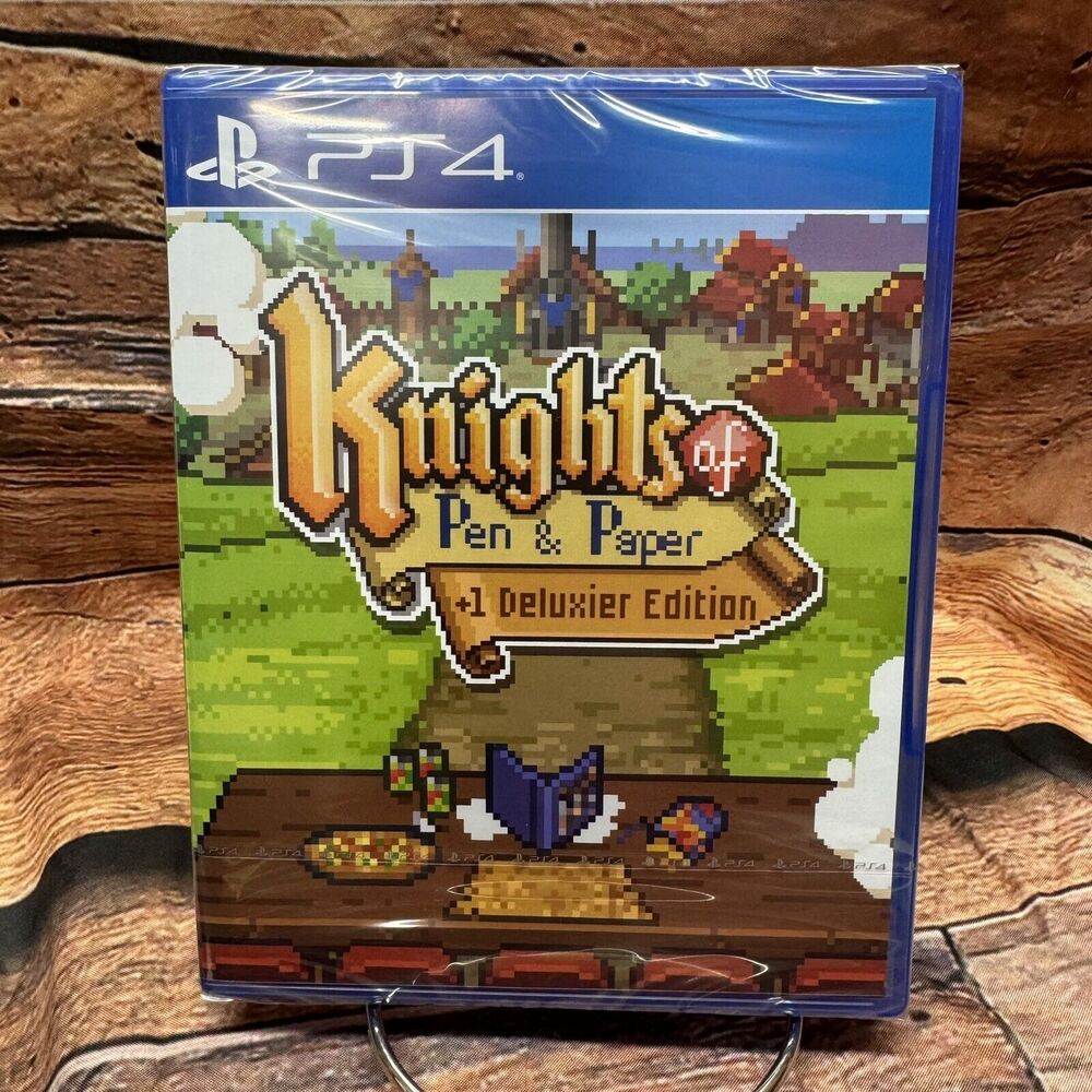 Knights of Pen & Paper +1 Deluxier Edition PS4 Strictly Limited #07 Sealed RPG